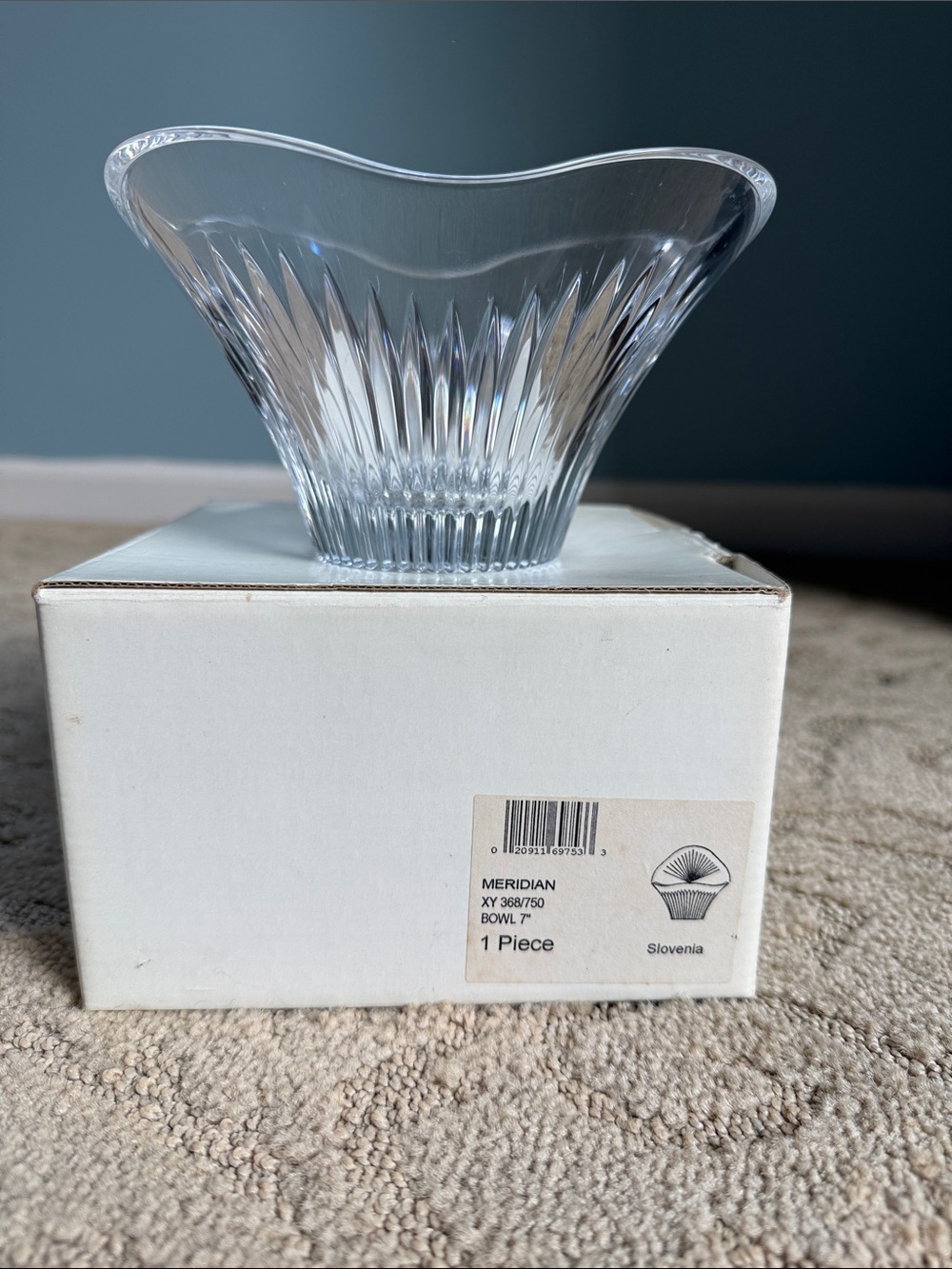 Mikasa decorative glass bowl.